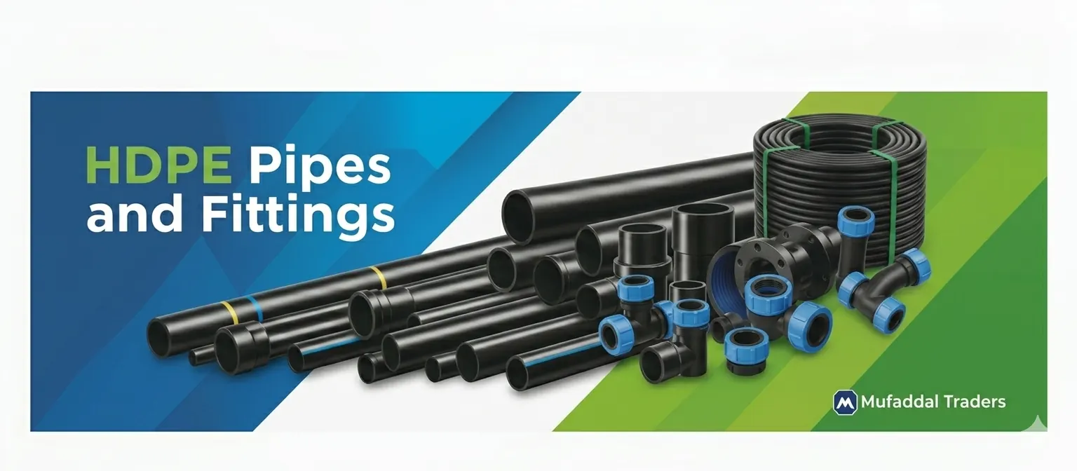 HDPE pipes and fittings